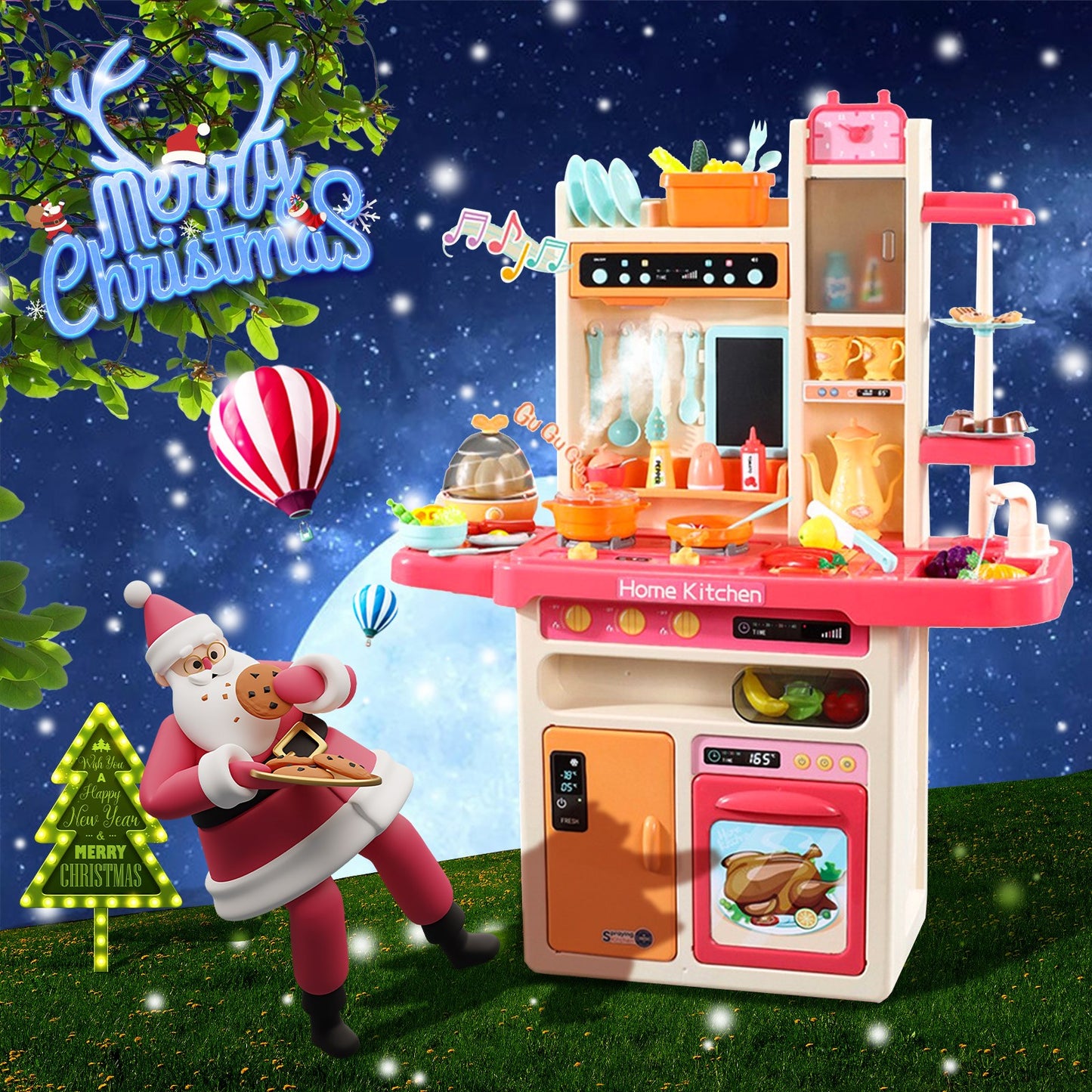 Simulates The Kitchen Toy Simulates The Steam Water Spray Children Kitchen Toy