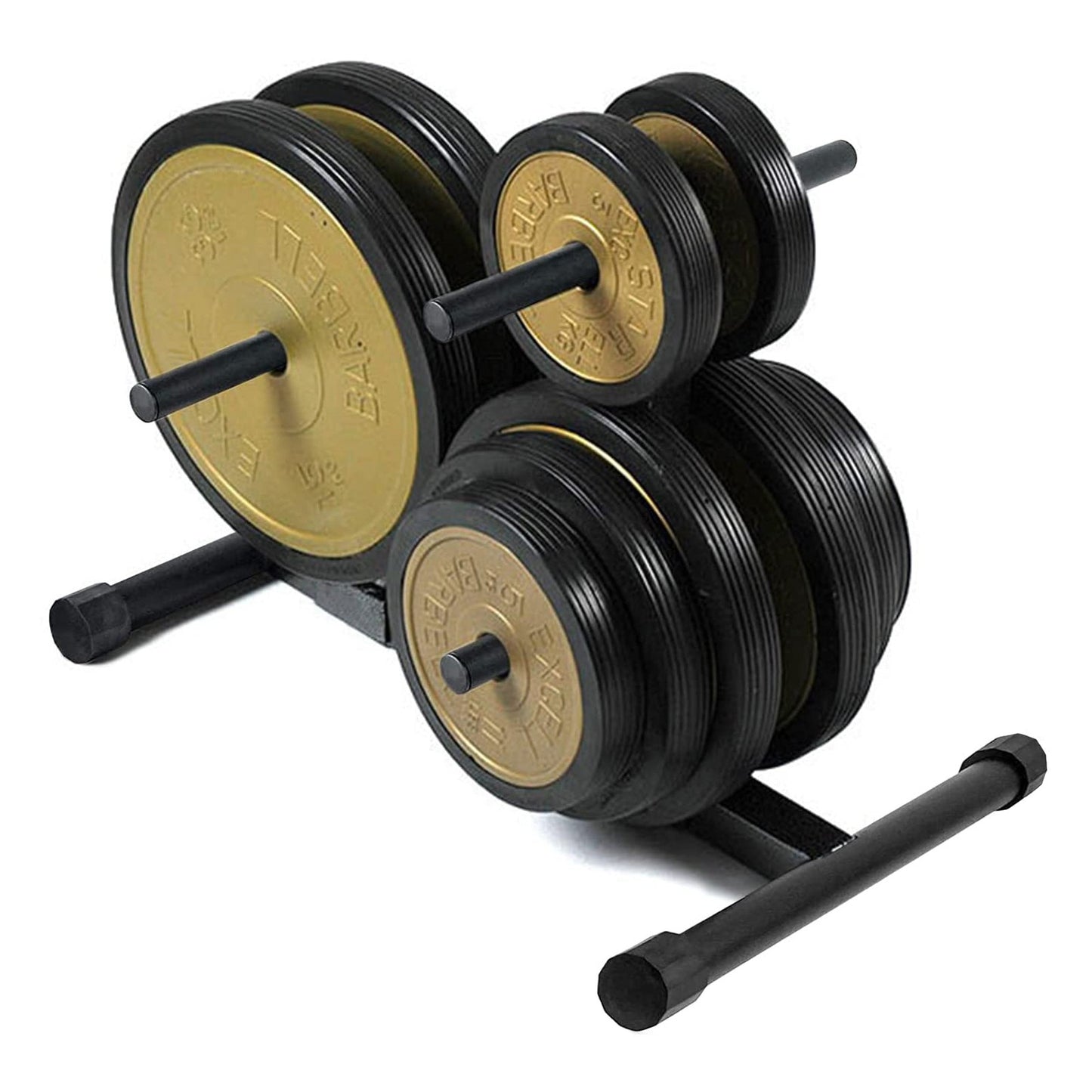 Weight Plate Rack Tree For Dumbbell Plates Olympic Free Weight Storage Rack