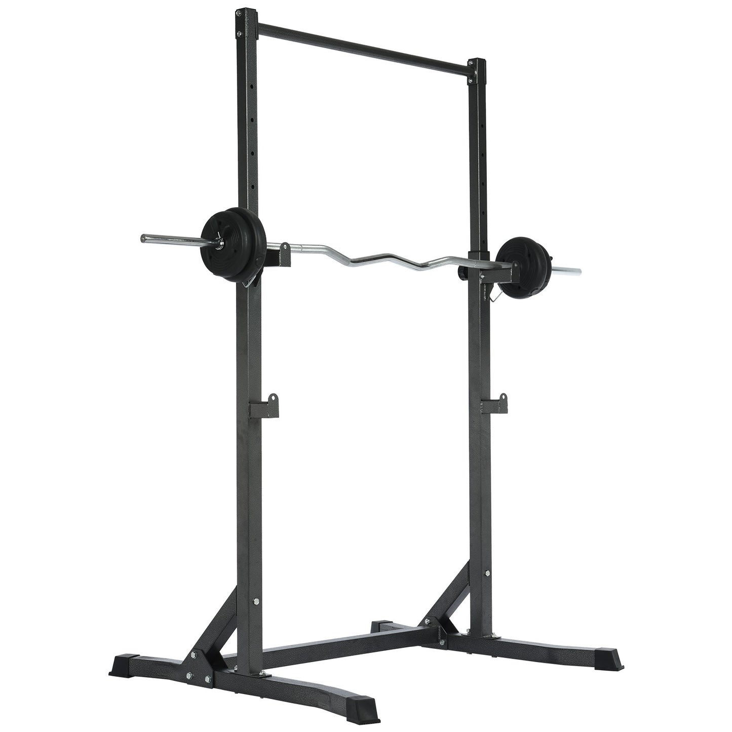 Adjustable Weight Lift Bench Rack Set Fitness Barbell Dumbbell Workout