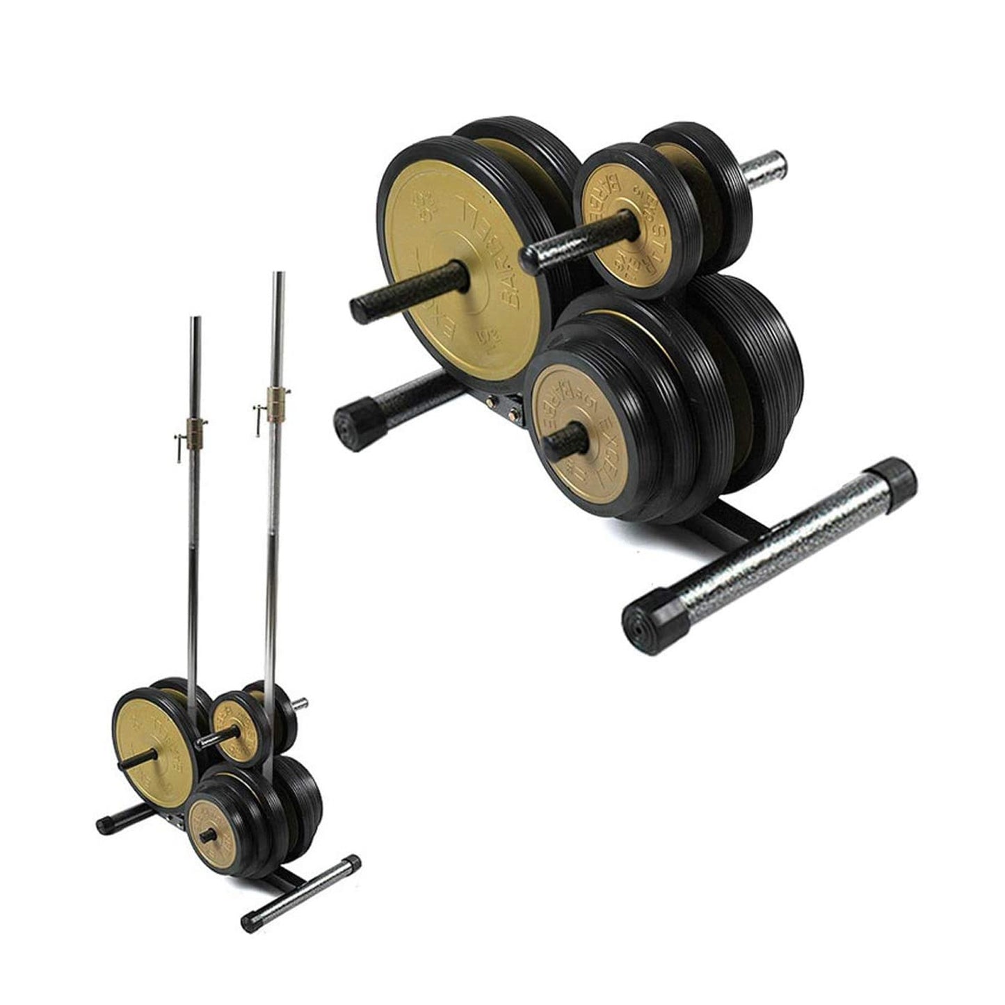 Weight Plate Rack Tree For Dumbbell Plates Olympic Free Weight Storage Rack